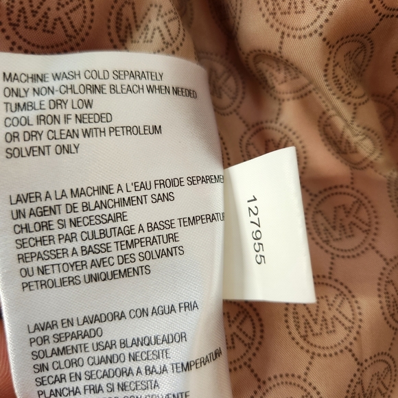 MICHAEL KORS WOMENS ORANGE ZIP-UP COAT Small - Picture 11 of 11